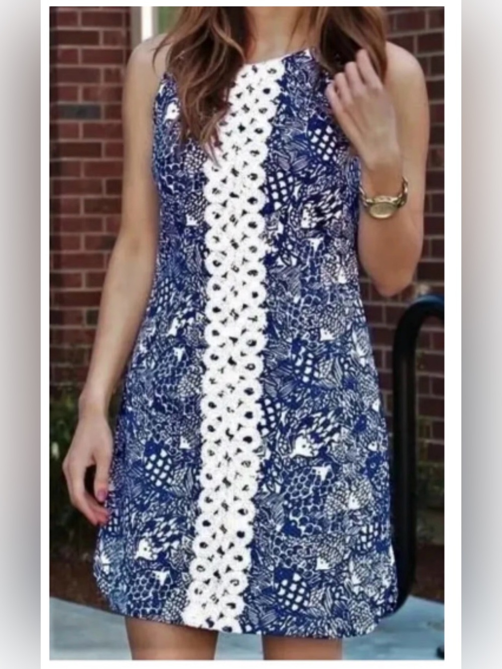 Lilly Pulitzer for Target Upstream Fish Print dress Sz 12